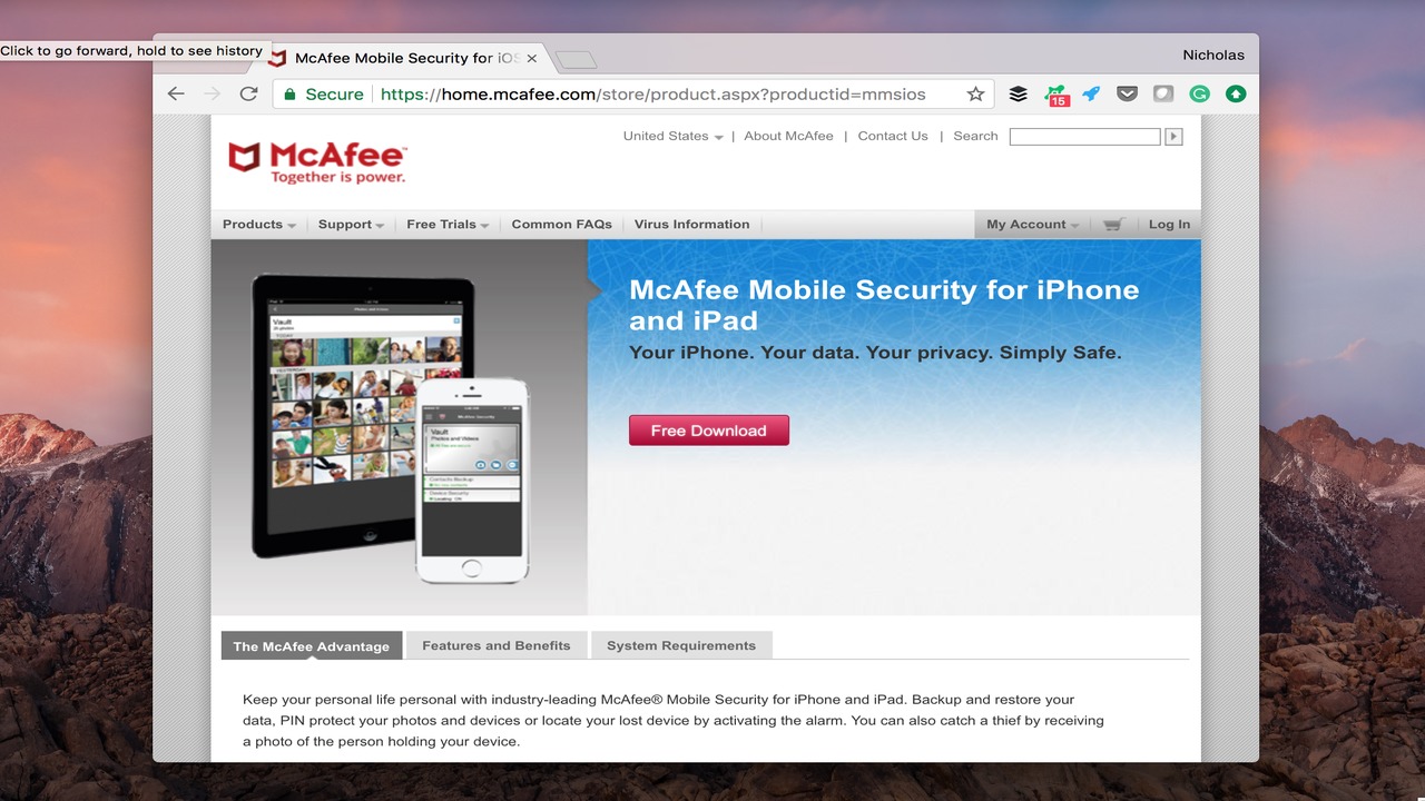 McAfee Mobile Security