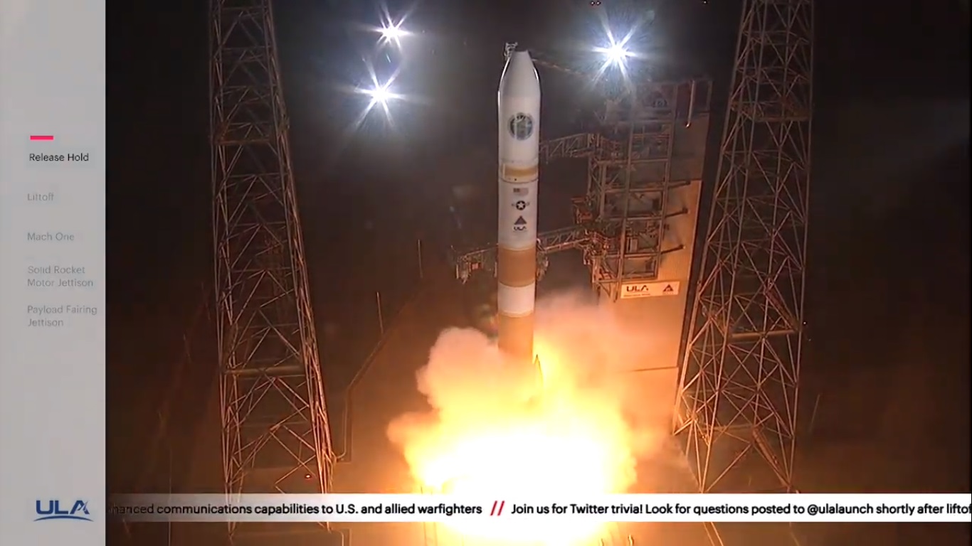 US Air Force Launches Advanced Military Communication Satellite