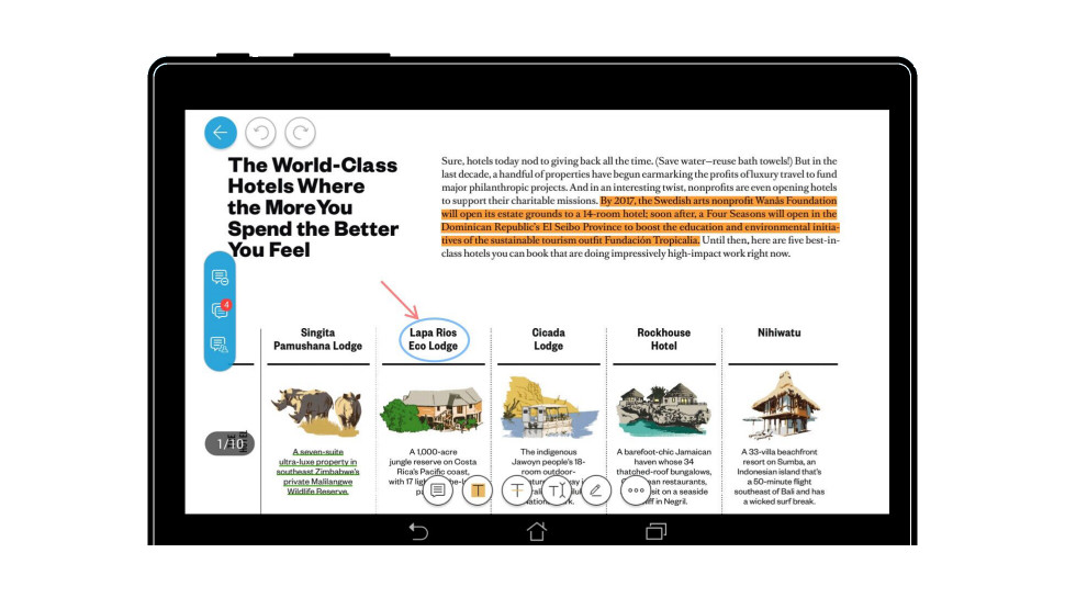 best pdf reader android tablet pen