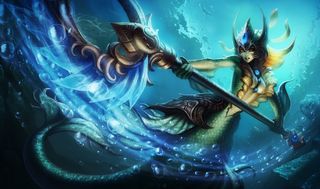 A mermaid