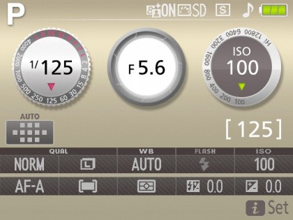 D3300 interface