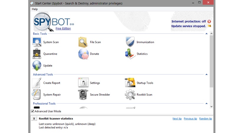 Spybot Search and Destroy