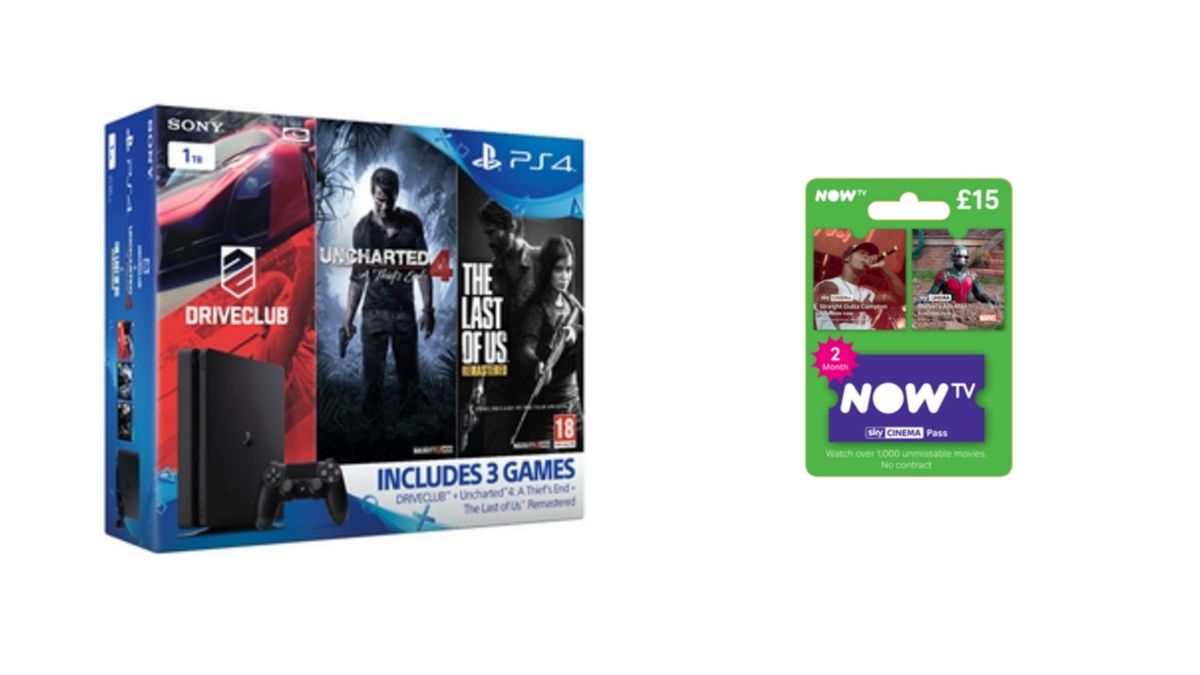 Black Friday UK deals: 1TB PS4 Slim with Uncharted 4, The Last Of Us, Driveclub and a 2 month ...