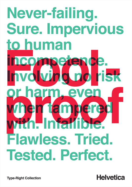 Typography posters celebrate the 3 most foolproof fonts | Creative Bloq