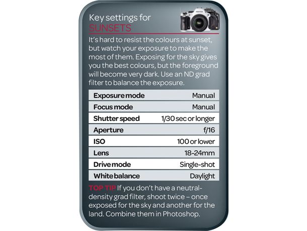 Best Camera Settings For Sunsets Free Photography Cheat Sheet Techradar