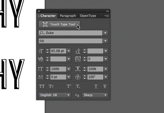 Make The Most Of Illustrator Ccs Touch Type Tool Creative Bloq 9837