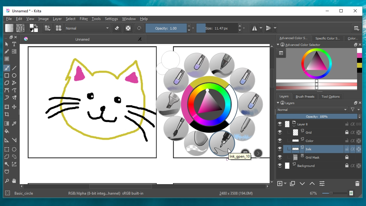 krita drawing apps