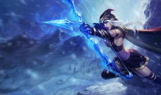 A white female archer