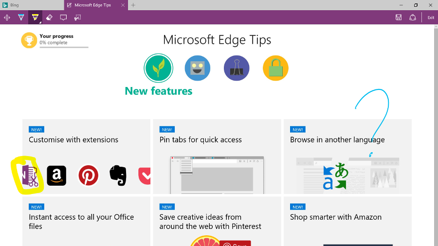 Edge notes
