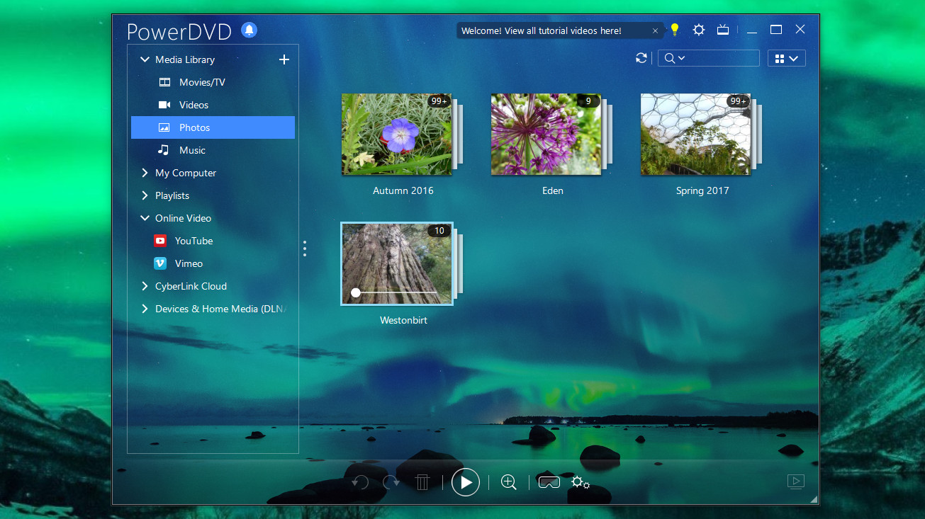CyberLink PowerDVD photo viewer