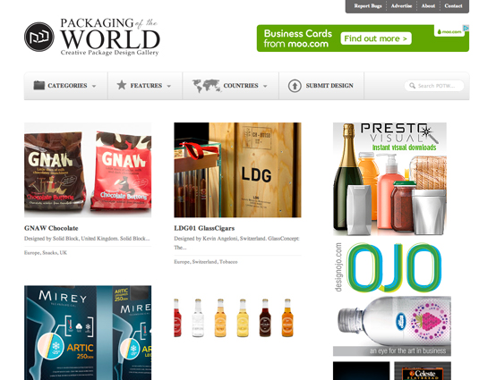 Packaging design resources