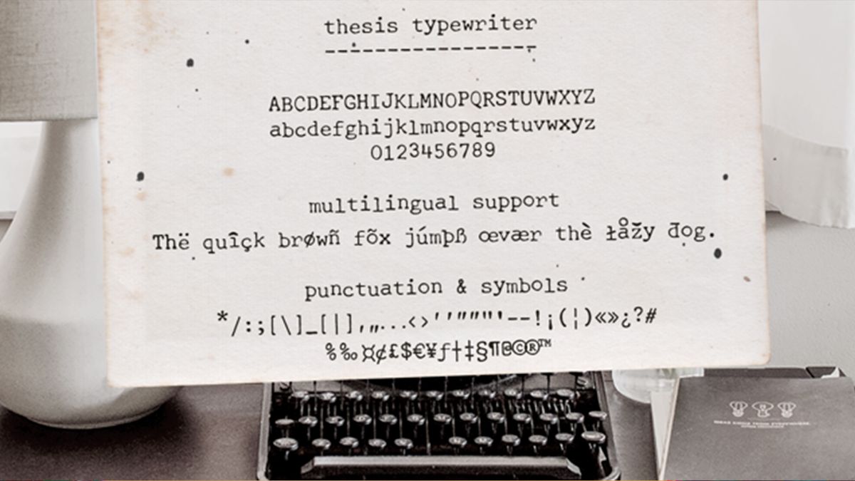 Of The Best Typewriter Fonts Creative Bloq