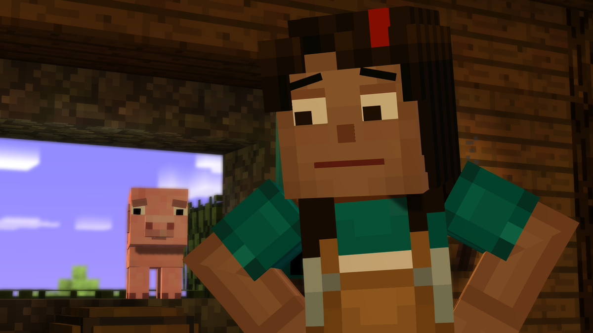 Minecraft: Story Mode's first episode is a blocky mess - PC Gamer