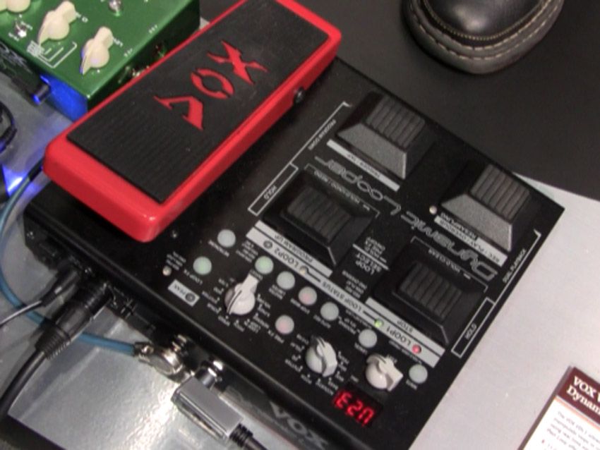 NAMM 2011 VIDEO Vox Dynamic Looper pedal demo MusicRadar