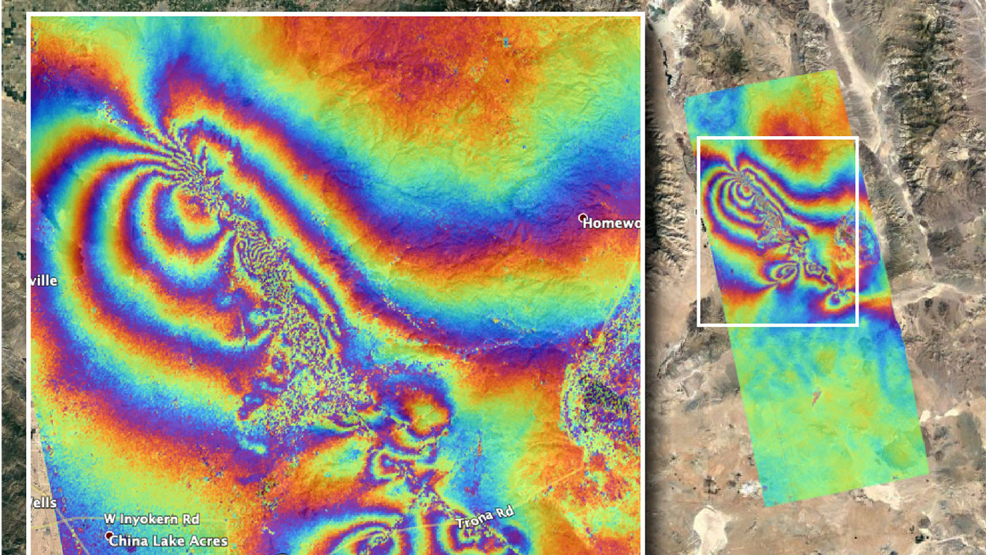 NASA Scientists Map Ground Damage Caused by California Earthquakes