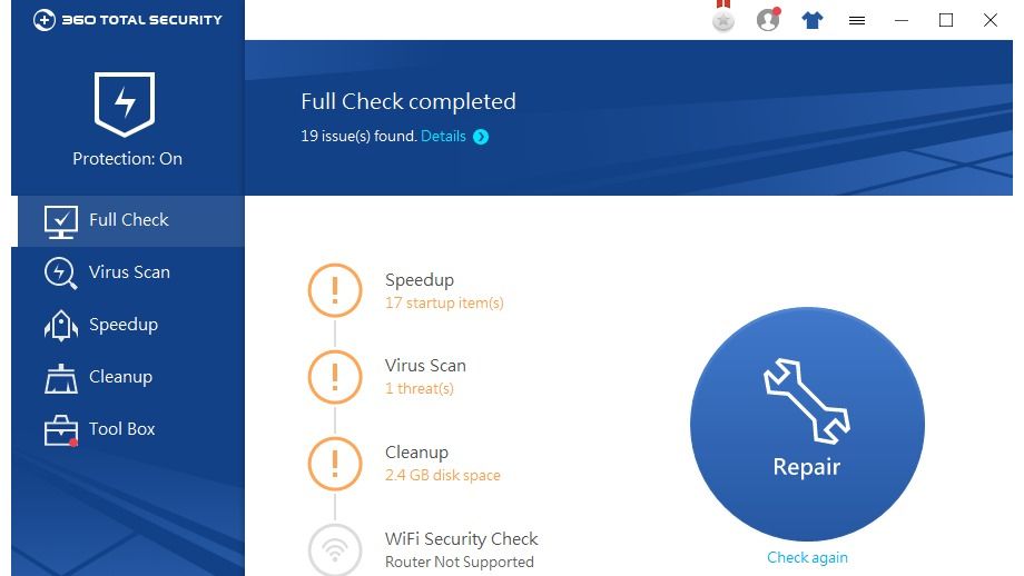 360 total security review 2017