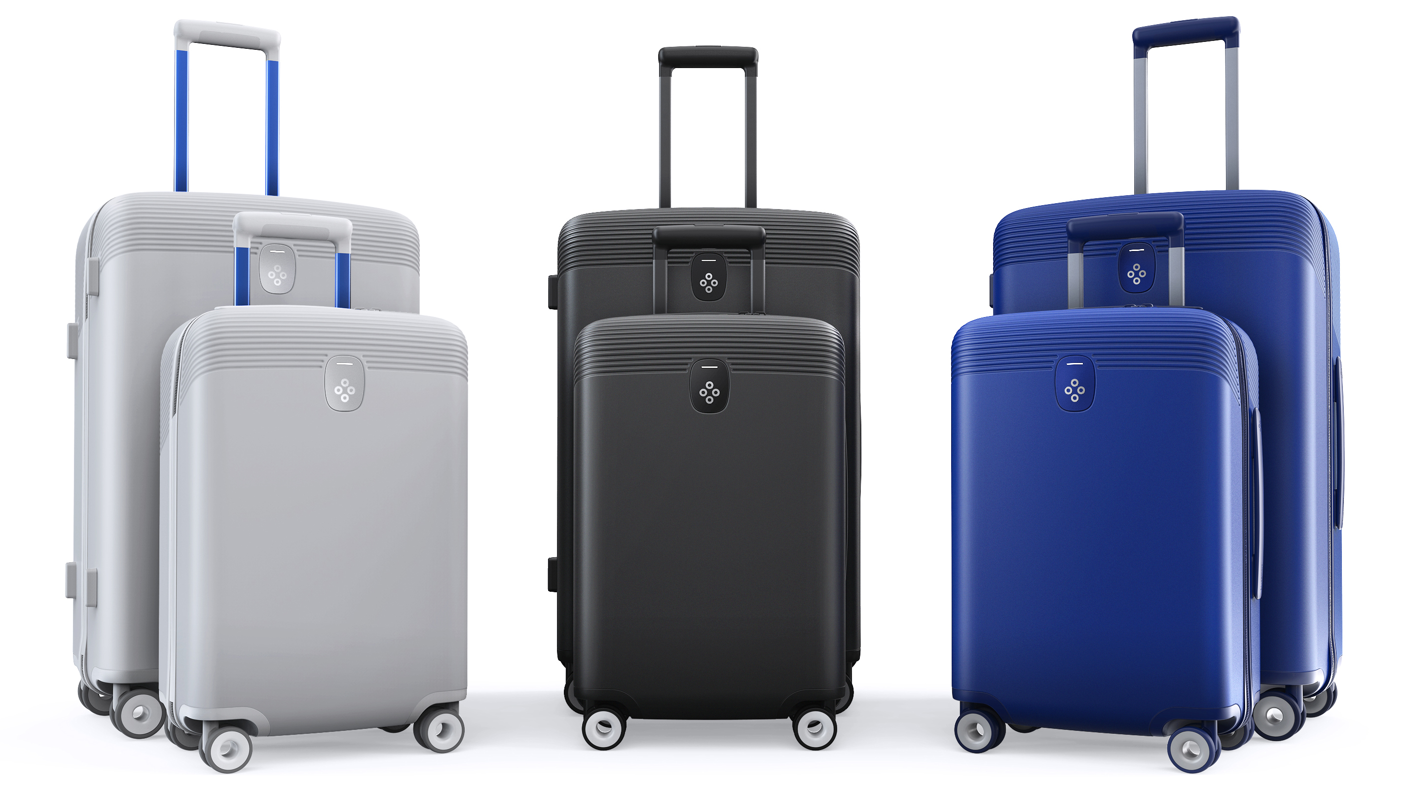 american tourister bon air 3 piece hardside suitcase set