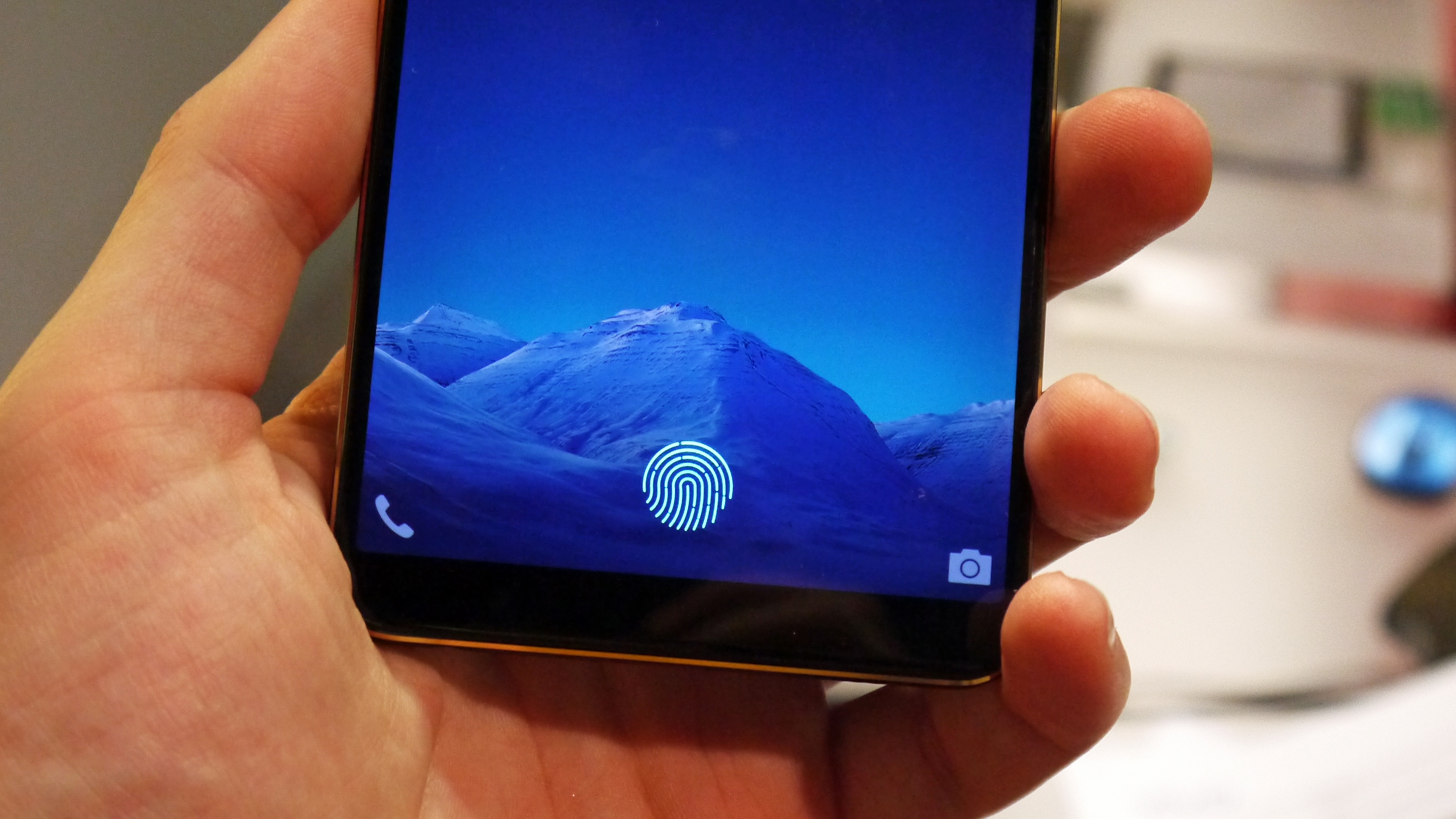 Samsung с отпечатком пальца на экране