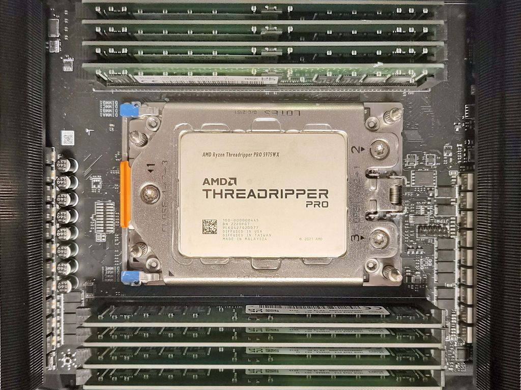 Threadripper Pro Wx And Wx Power Efficiency Test Setup Amd