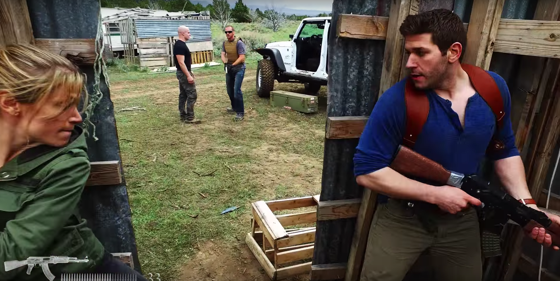Someone liked Uncharted 4 so much they just went ahead & played it in real life
