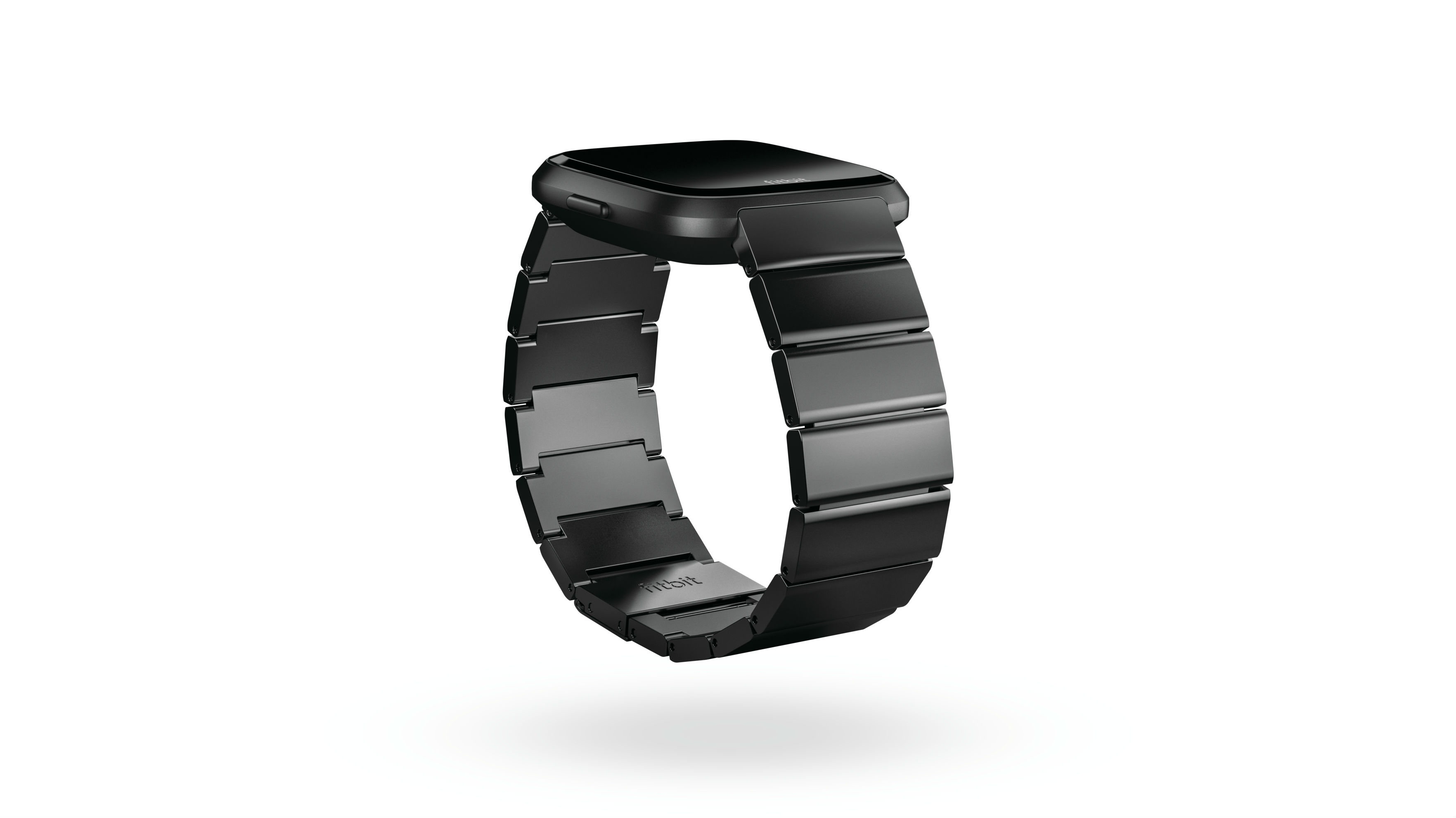 Fitbit Versa black metal links