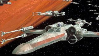 4 X Wing Starfighters