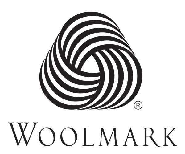 Woolmark logo on a white background