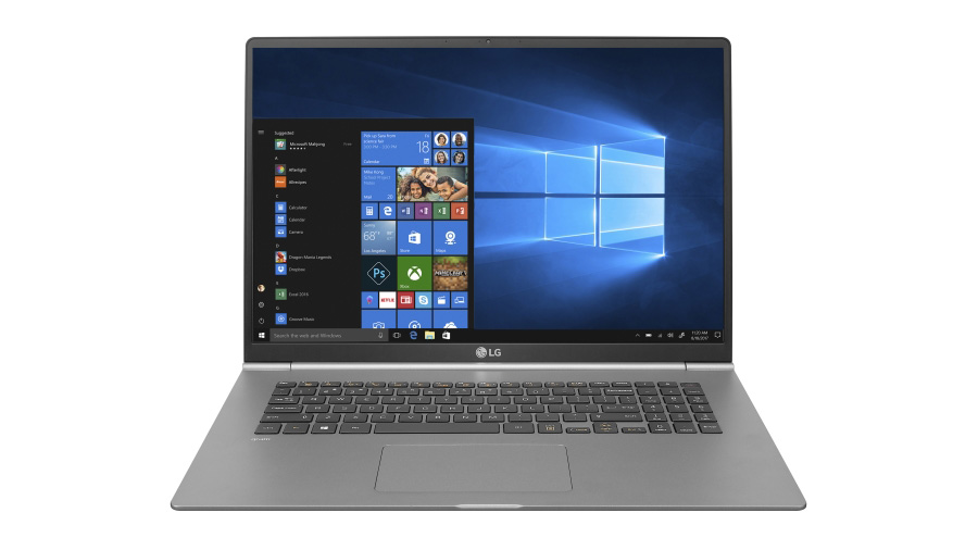 best laptops for graphic design: LG Gram 17"