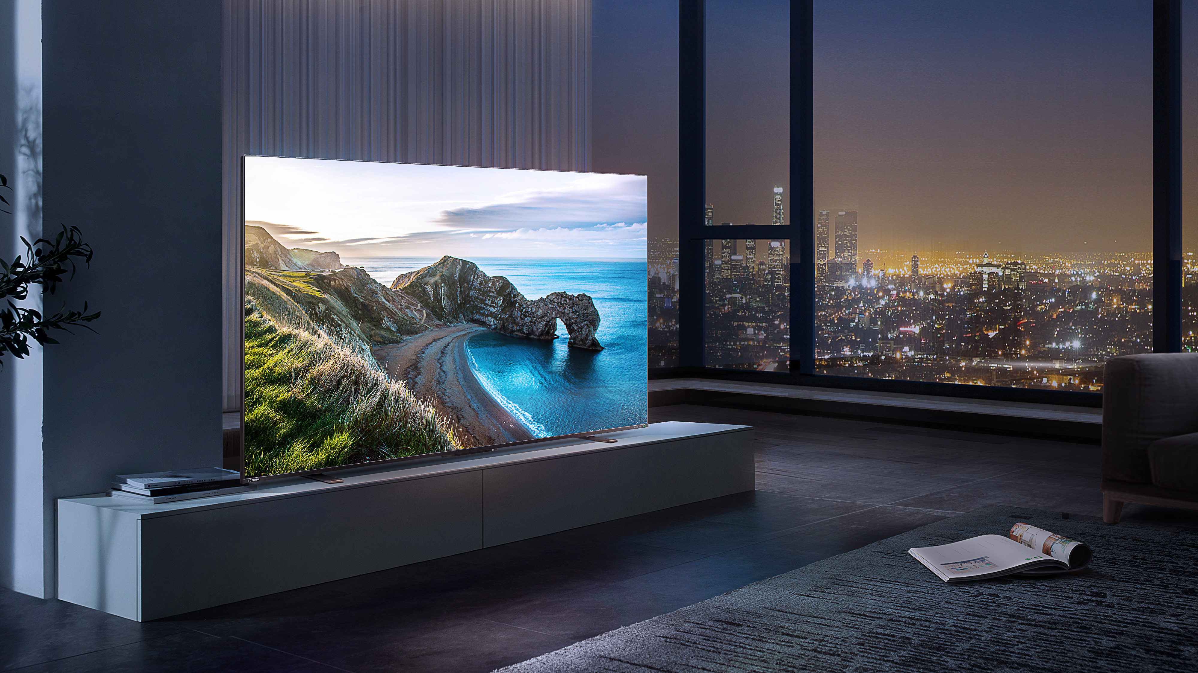 Телевизоры Toshiba сочетают в себе технологии и эстетику, обеспечивая исключительные впечатления от просмотра.