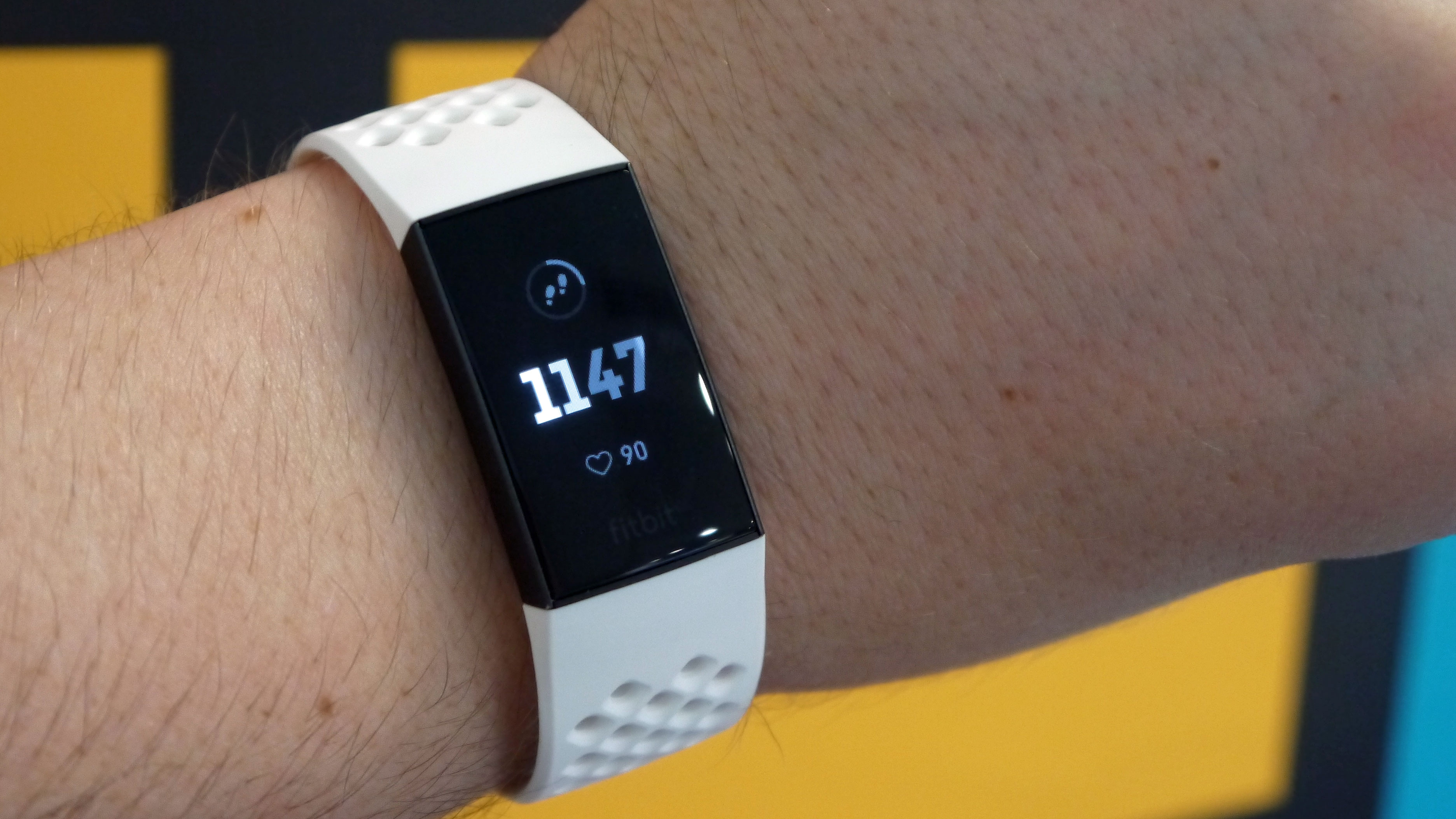 white fitbit charge 3 band