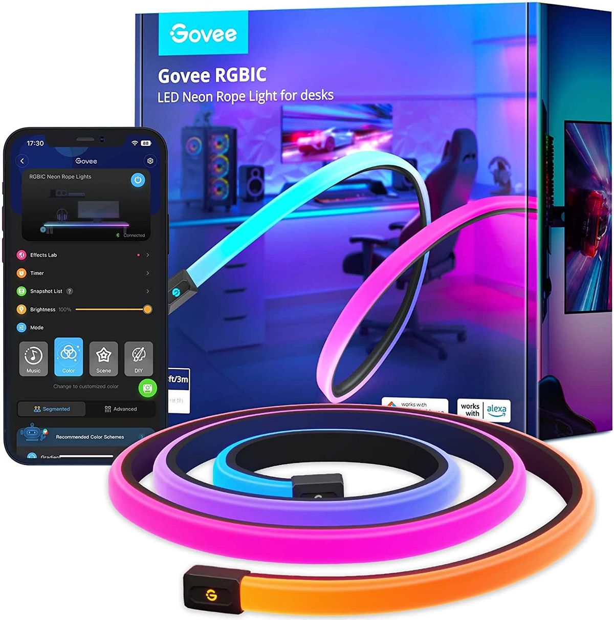 Review Govee S Neon Rope Light Brings Vibrant Rgb Lighting To Your