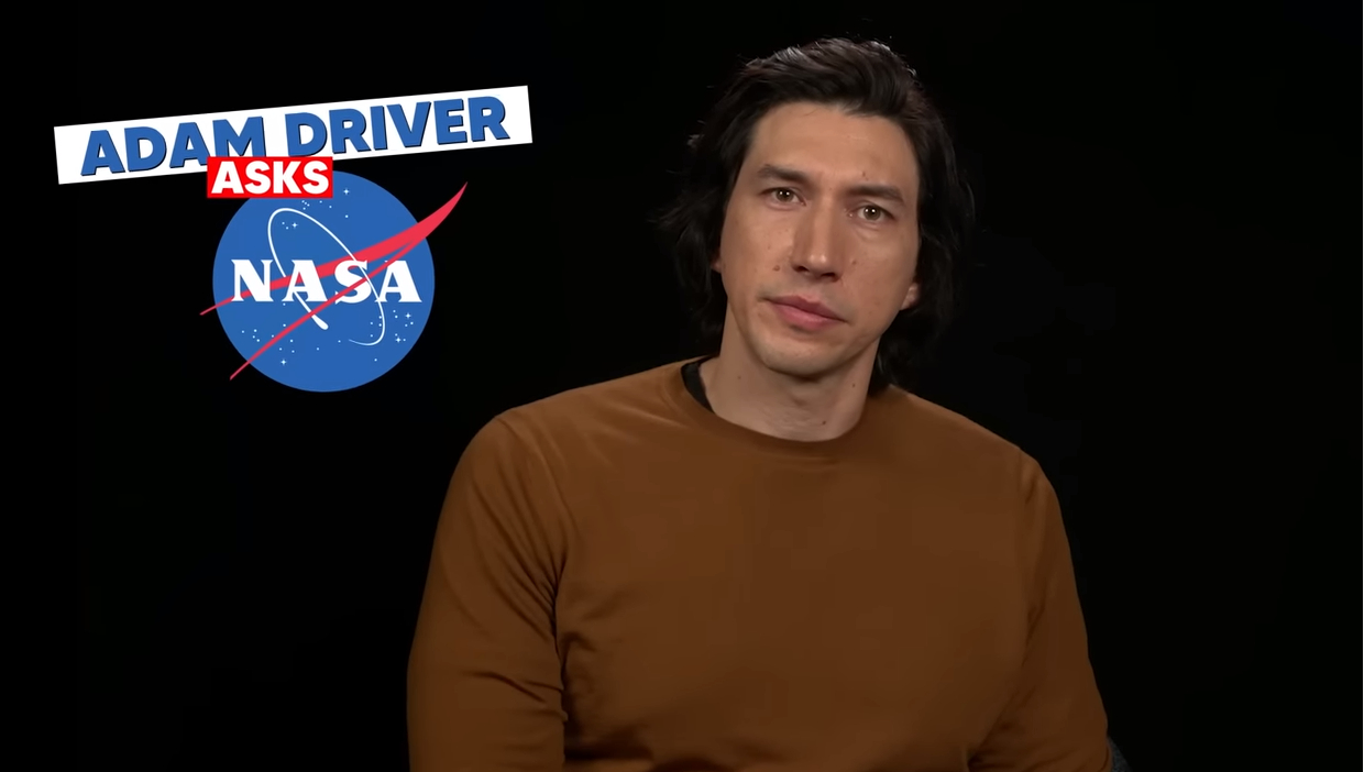 '65' star Adam Driver asks NASA about the asteroid threat to Earth (video)