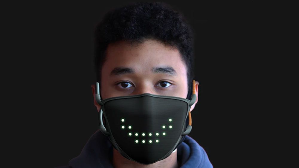 Incredible New Face Mask Displays Your Emotions Creative Bloq