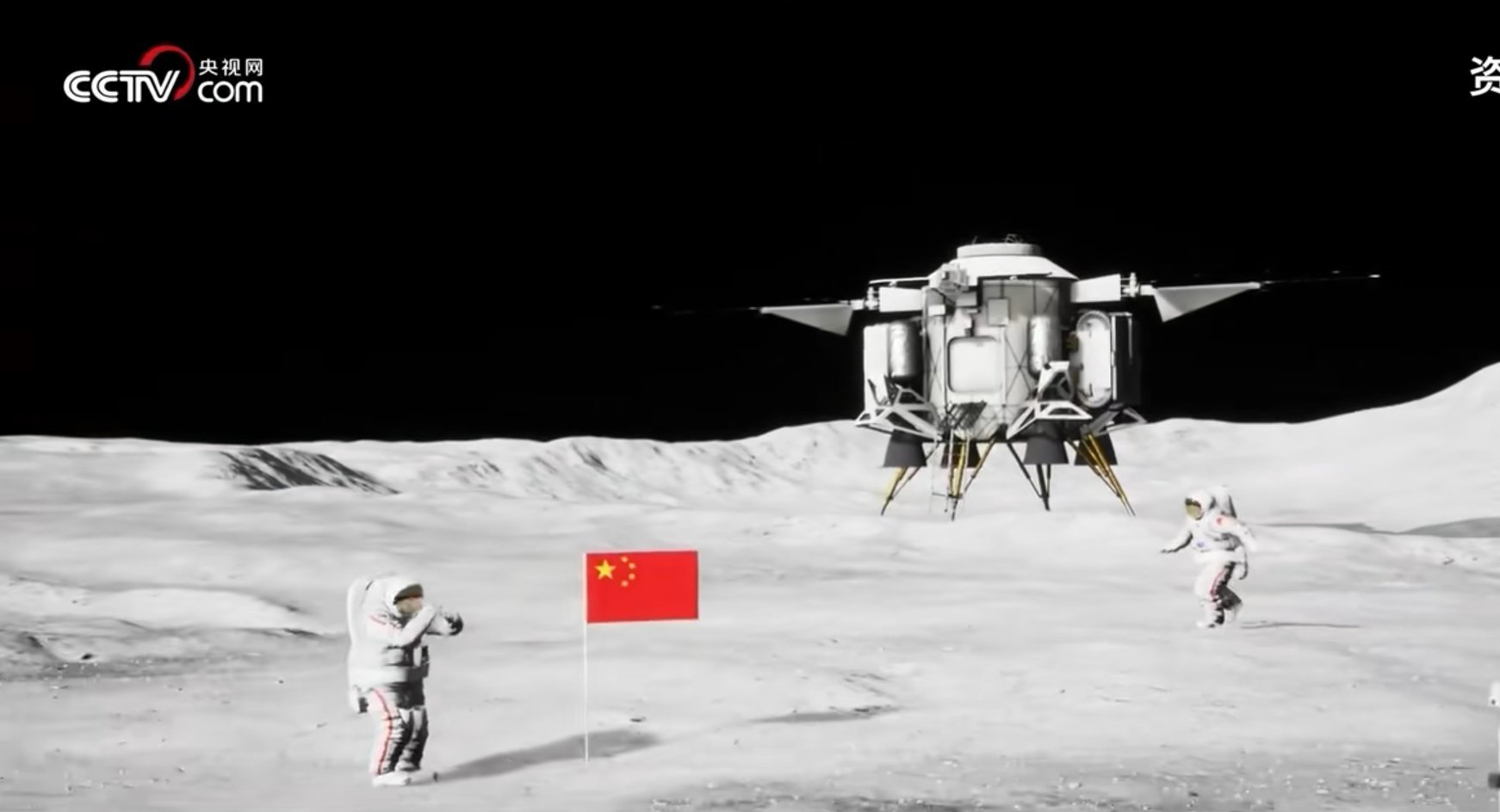 Here's China's 1st moon landing with astronauts might look like (video)