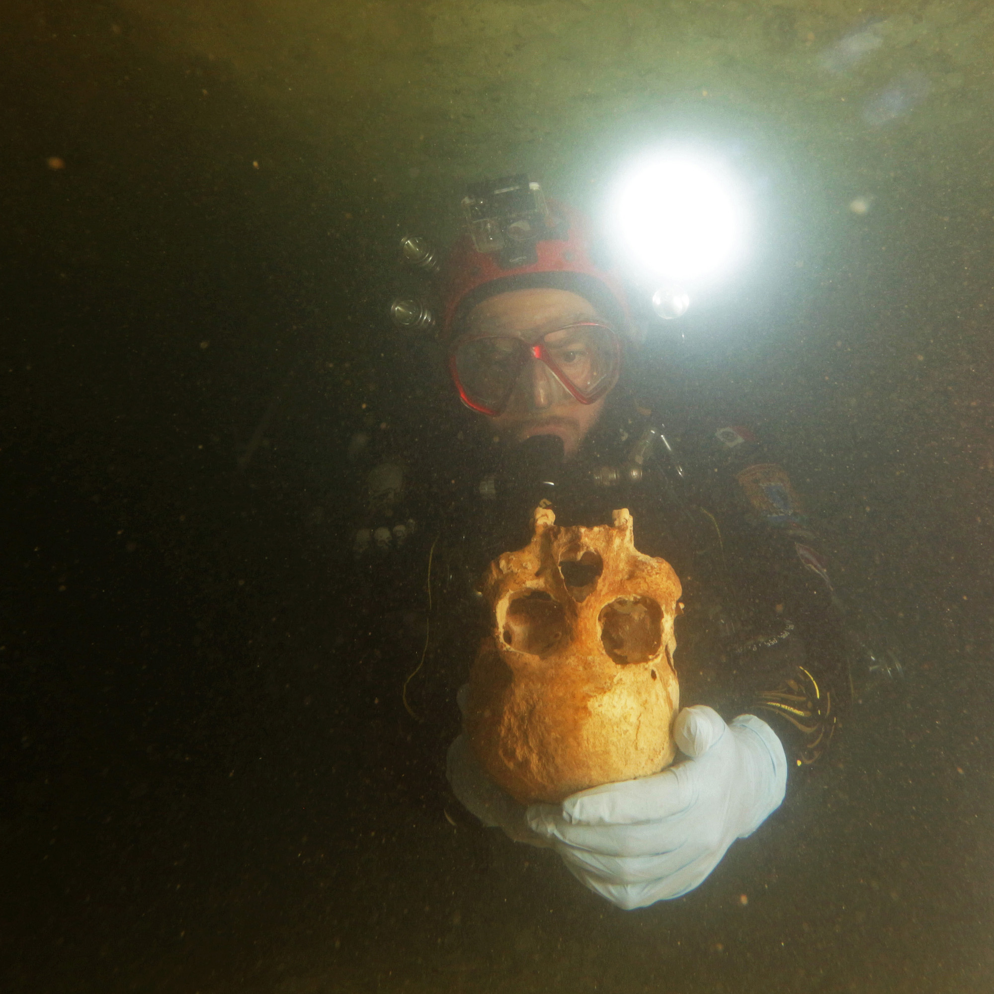 9,900-year-old skeleton of horribly disfigured woman found in Mexican cave