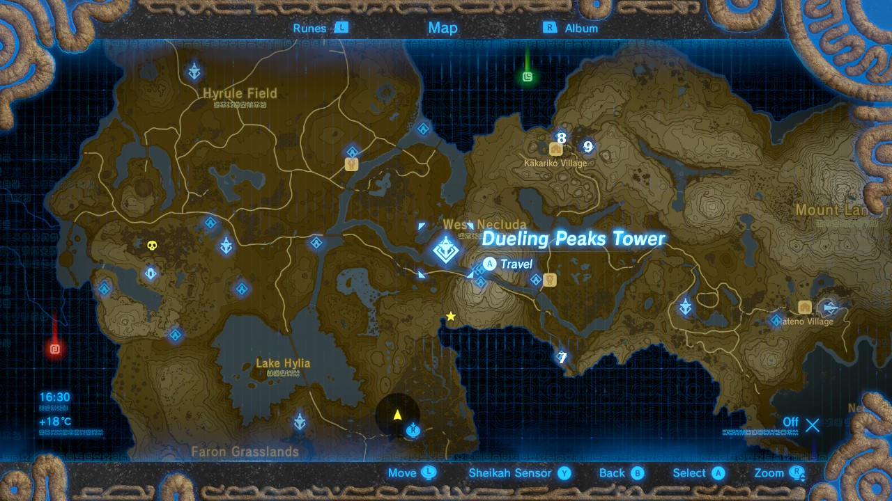 legand of zelda breath of the wild shrine locations