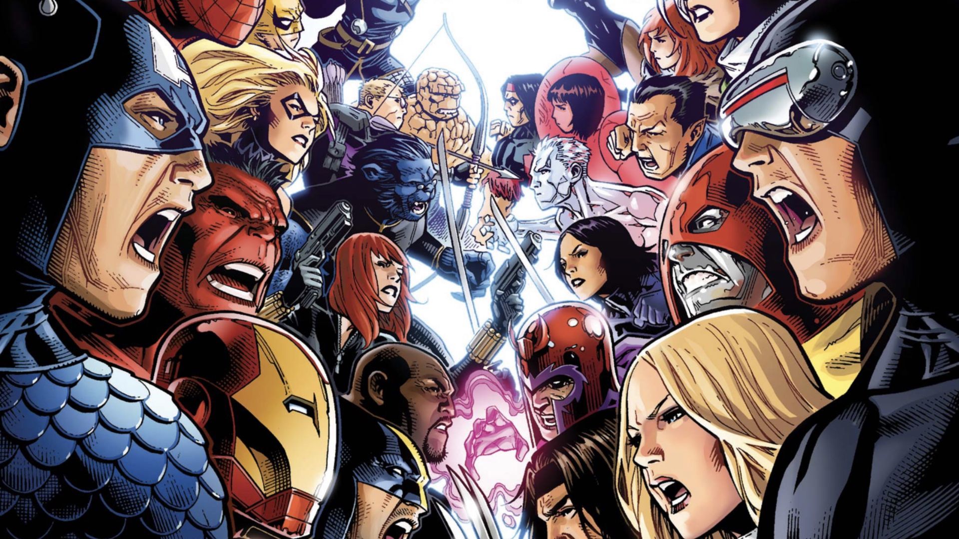 Комикс Avengers vs x men
