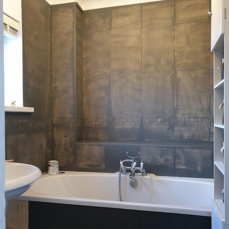 Be Inspired By This Incredible Frenchic Paint Bathroom Tiles Makeover