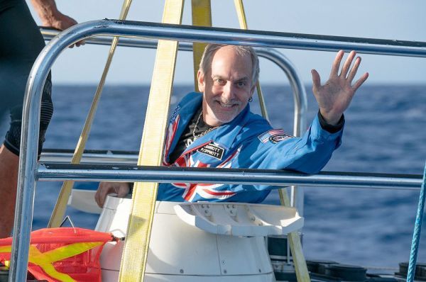 Astronaut Explorer Richard Garriott Makes Record Breaking Dive To