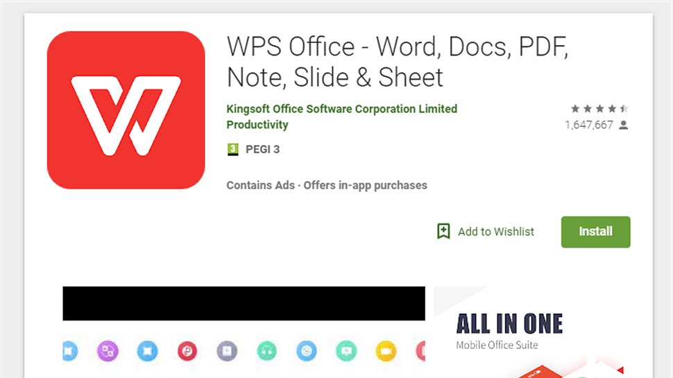 WPS Office - Word, Docs, PDF, Note, Slide & Sheet