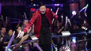 Ken Jeong greets the audience on The Masked Singer season 11