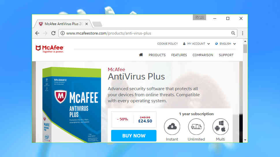 McAfee AntiVirus Plus