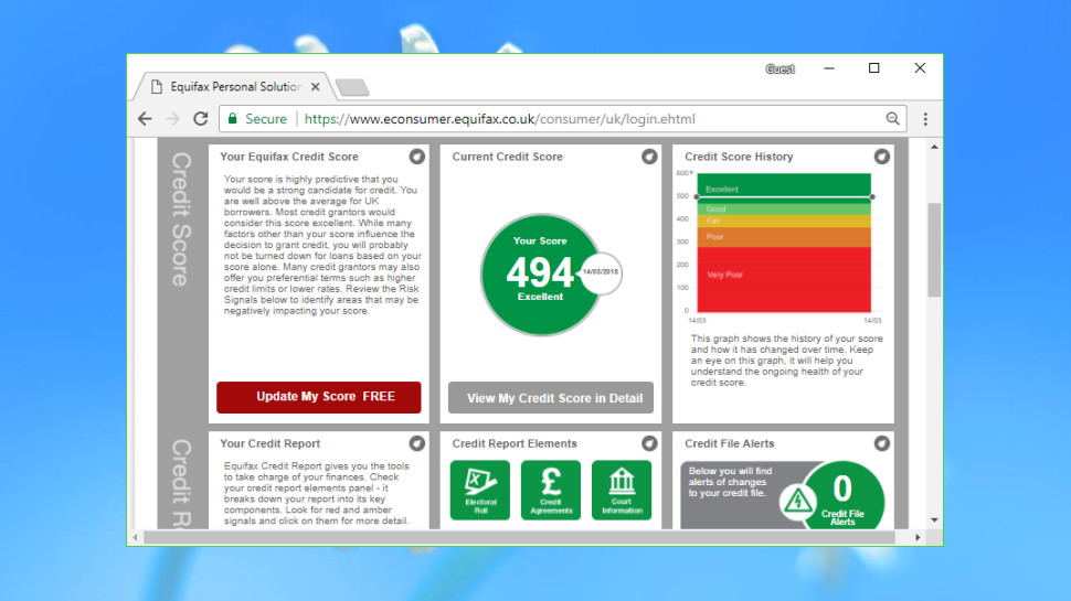 Equifax Credit Report and Score