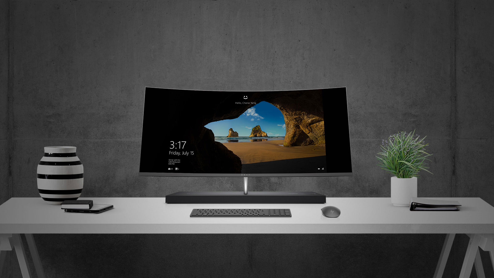 HP Envy Curved All-in-One 