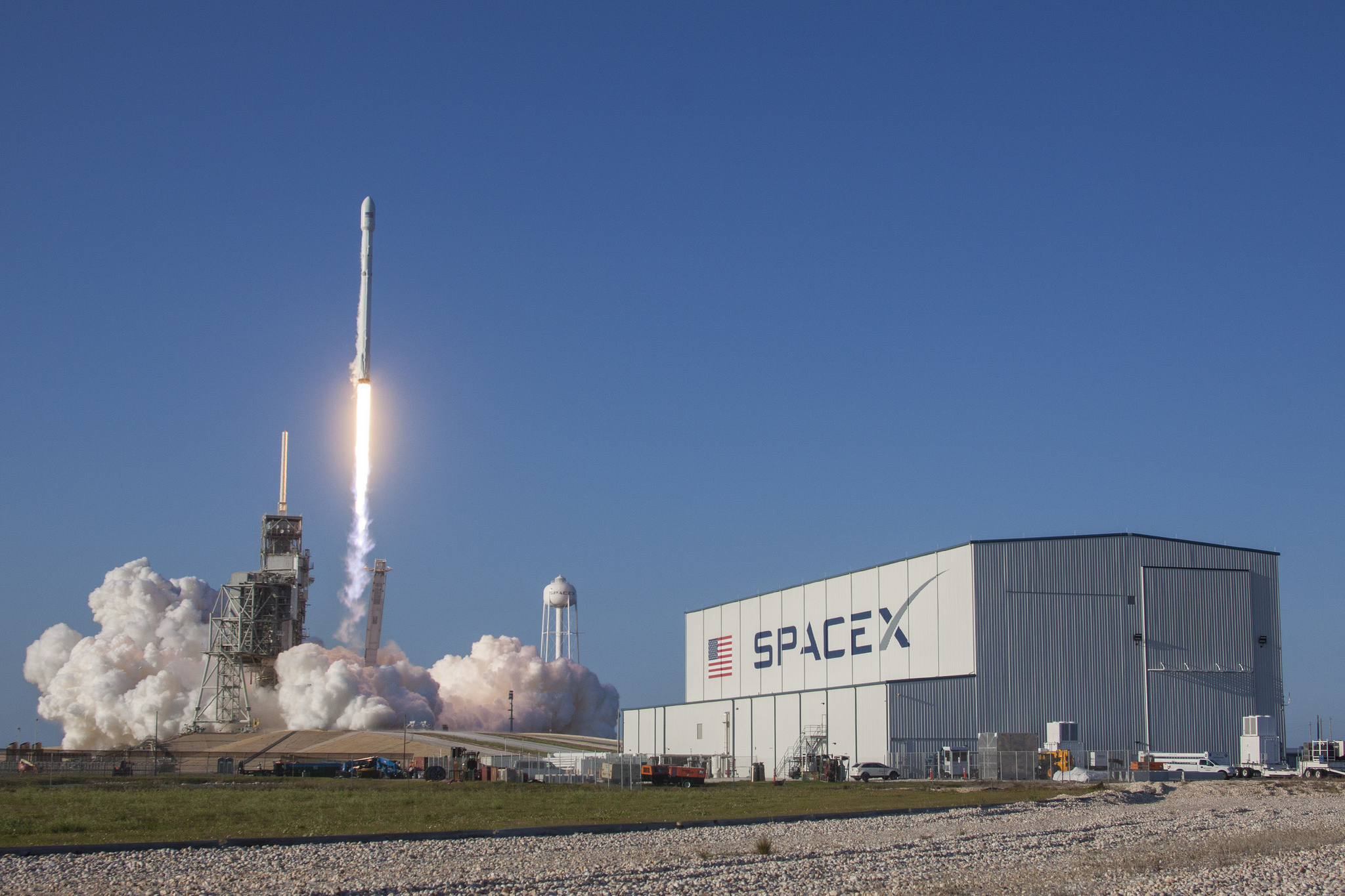 In Photos Spacex Launches Lands St Reused Falcon Rocket Space