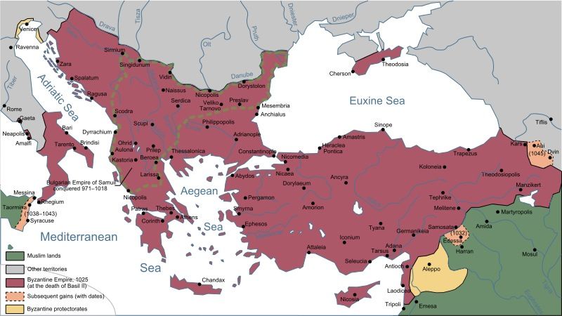 Byzantine Empire Map History And Facts Live Science