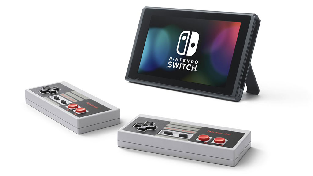 Nintendo Switch retro NES controllers