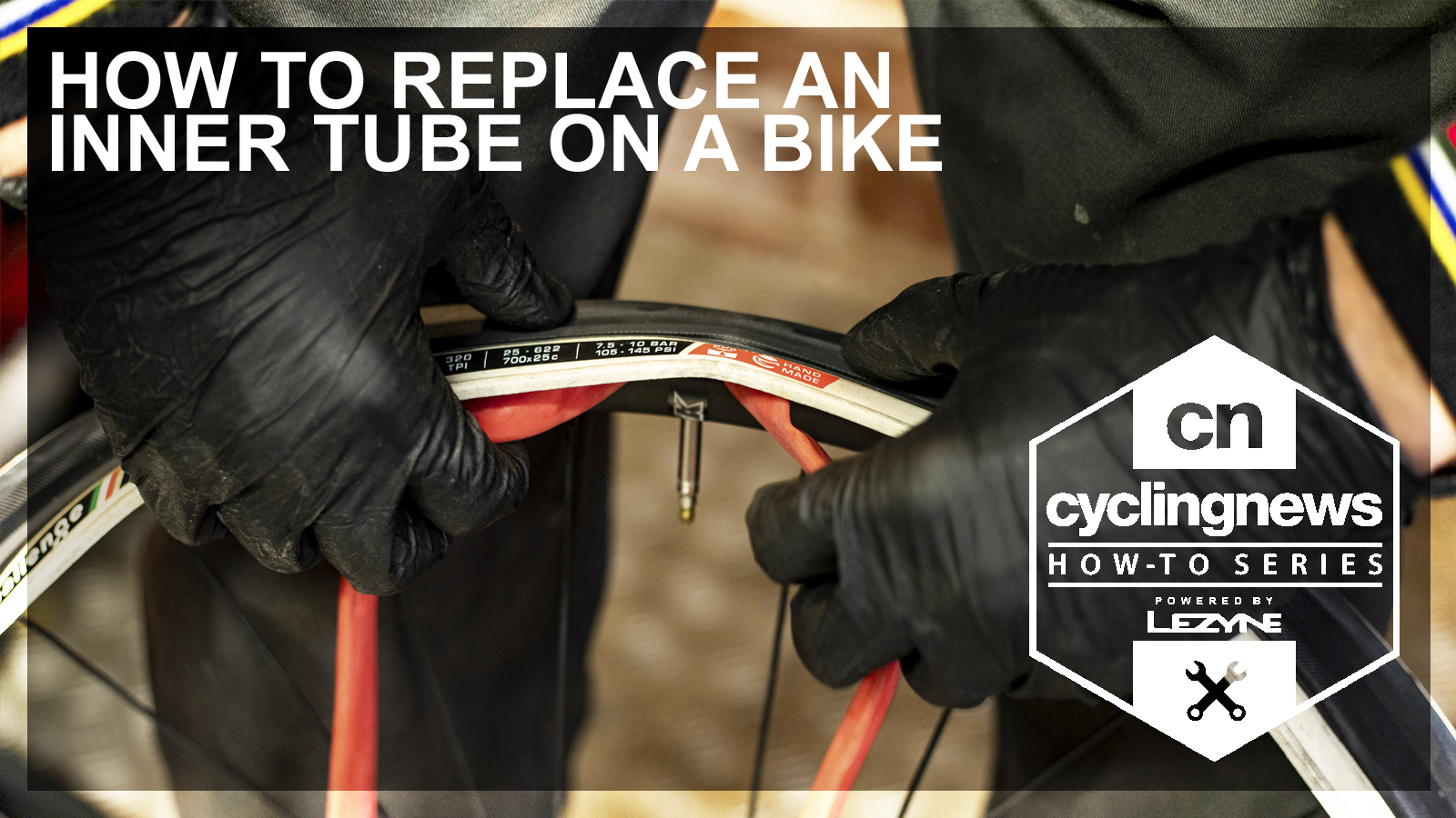 replacing bike tire tube