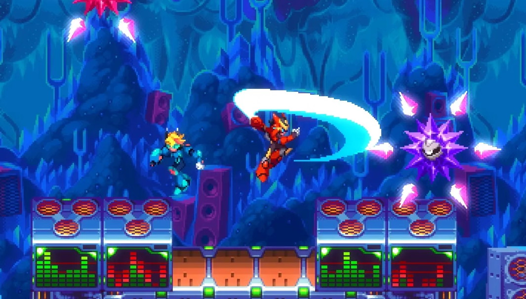 Watch a new trailer for 30XX, a Mega Man-inspired roguelike platformer