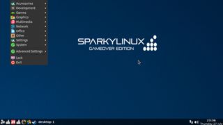 3 Sparky Linux GameOver